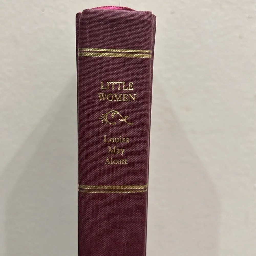 Little Women Illustrated Coffee Table Book - Burgundy